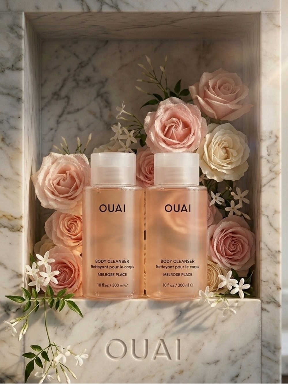 NWT OUAI Melrose Place Body Wash Cleanser 10 oz / 300 ml Double Pack (Set of 2) - Picture 3 of 6